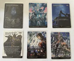 Magic the Gathering Final Fantasy Through the Ages 7 Card Mixed Lot - Image 1