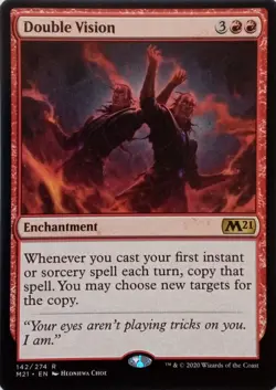 142/274 DOUBLE VISION RARE CORE SET 2021 MTG CARD - Image 1