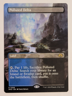 Polluted Delta R0356 Non Foil (Borderless) Modern Horizons 3 MTG NM - Image 1