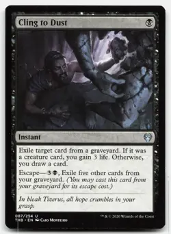 MTG Cling to Dust U Theros Beyond Death 87 LP - Image 1