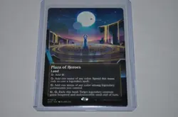 MTG magic EDGE OF ETERNITIES eos mythic PLAZA OF HEROES #078 borderless - Image 1