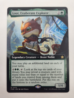 MTG / Loot, Exuberant Explorer / FDN / #0470 Regular (Extended Art) / Rare / NM - Image 1