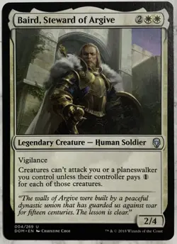 Baird, Steward of Argive #004 Dominaria Legendary Creature MTG Magic - Image 1