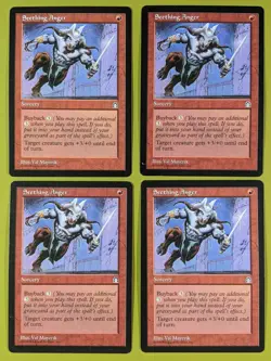 Seething Anger x4 Stronghold 4x Playset Magic the Gathering MTG - Image 1