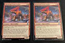 MTG - x2 Memorial Team Leader - Edge of Eternities - Pack Fresh!! - Image 1