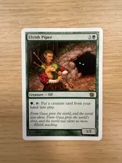 MTG: Elvish Piper - 8th Edition - Green Rare - NM - Image 1