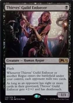 125/274 THIEVES' GUILD ENFORCER RARE CORE SET 2021 MTG CARD - Image 1