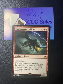MTG English Thundermaw Hellkite NM Normal Iconic Masters - Image 1