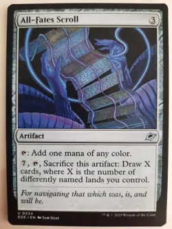 All-Fates Scroll #0234 Edge of Eternities MTG Magic NM X 2 Copies - Image 1