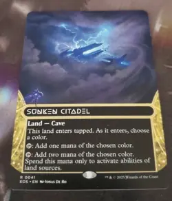 Mtg. Sunken Citadel. #41. Borderless. Edge of Eternities. Pack Fresh - Image 1