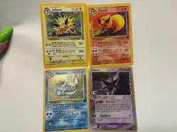 Vintage Pokemon Cards Lot. Rare, Holofoil Jolteon, Vaporeon, Espeon, Flareon - Image 1