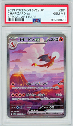 2023 Pokemon SV 151 JP Charizard Ex 201/165 Special Art Rare PSA 10 A - Image 1