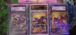 CGC 10 Cynthia's Garchomp EX SAR SR UR SEQ set Heat Wave Arena Pokemon Japanese - Image 1