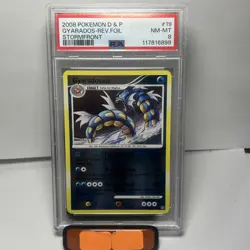 2008 Pokemon Diamond & Pearl Stormfront Gyarados #19/100 PSA 8 - Image 1