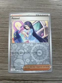 Fennel, 082/086 - Pokemon TCG - Reverse Holo - Sv: Black Bolt | NM EN - Image 1
