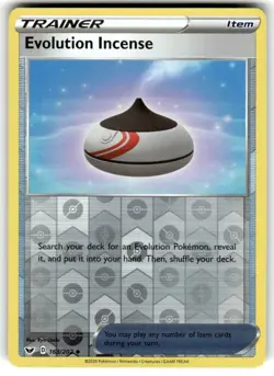Evolution Incense 163/202 Sword And Shield Reverse Holo Pokemon NM - Image 1