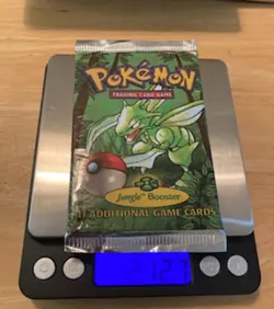 Wizards of the Coast 1999 Pokemon Jungle Booster Pack Heavy 21.27 Scyther Art! 742818061384 - Image 1