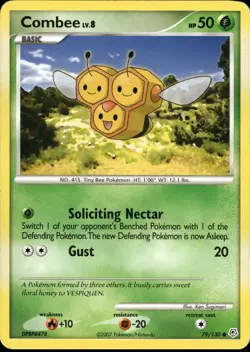 Combee 79/130 | Diamond & Pearl - Base Set | Pokemon TCG | English | Common - Image 2