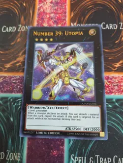 Yugioh Number 39: Utopia DUPO-EN104 Ultra Rare 1st Edition Near Mint - Image 1