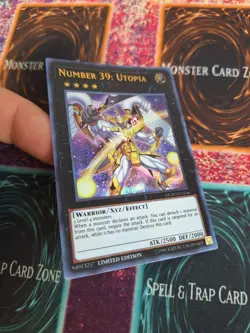 Yugioh Number 39: Utopia DUPO-EN104 Ultra Rare 1st Edition Near Mint - Image 2