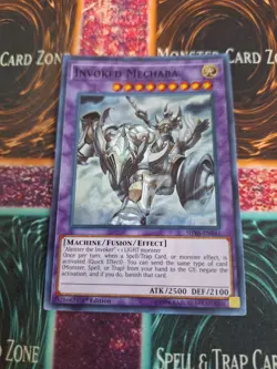 Yugioh Invoked Mechaba SHVA-EN041 Super Rare 1st Edition Near Mint - Image 1