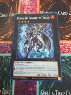 Yugioh Number 60: Dugares the Timeless RA02-EN037 Super Rare 1st Edition NM - Image 1