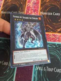 Yugioh Number 60: Dugares the Timeless RA02-EN037 Super Rare 1st Edition NM - Image 2