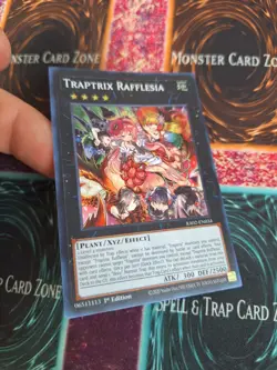 Yugioh Traptrix Rafflesia RA02-EN034 Super Rare 1st Edition Near Mint - Image 2