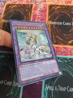 Yugioh Ultimate Crystal Rainbow Dragon Overdrive SDCR-EN042 Ultra Rare 1st Ed NM - Image 2