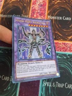 Yugioh Vision HERO Adoration BLLR-EN057 Ultra Rare 1st Edition Near Mint - Image 2