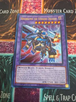 Yugioh Rindbrumm the Striking Dragon RA02-EN025 Ultra Rare 1st Edition Near Mint - Image 1