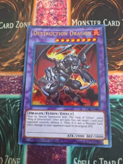 Yugioh Destruction Dragon LC06-EN003 Ultra Rare Limited Near Mint - Image 1