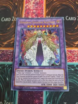 Yugioh Dangerous Frightfur Nightmary DUOV-EN038 Ultra Rare 1st Edition Near Mint - Image 1