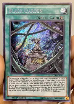 Yugioh 2014 Black Garden LC5D-EN101 Secret Rare 1st Ed NM/VLP w/Tracking - Image 1
