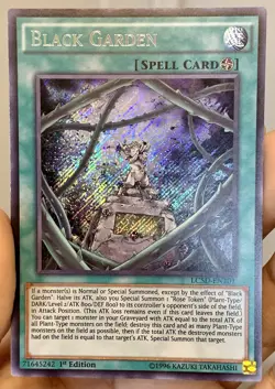 Yugioh 2014 Black Garden LC5D-EN101 Secret Rare 1st Ed NM/VLP w/Tracking - Image 2