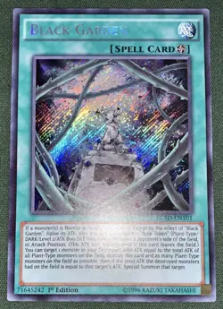 Yugioh 2014 Black Garden LC5D-EN101 Secret Rare 1st Ed NM/VLP w/Tracking - Image 3