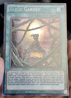 Yugioh 2014 Black Garden LC5D-EN101 Secret Rare 1st Ed NM/VLP w/Tracking - Image 5