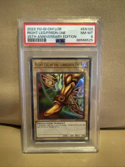 2023 Yugioh! LOB Right Leg Forbidden One 25th Anniversary Edition PSA 8 - Image 1