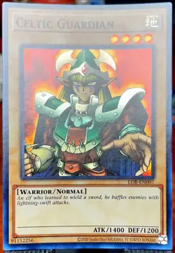 MINT 🔥 YUGIOH Celtic Guardian LOB-EN007 25th Anniversary Rare Holo Limited - Image 2