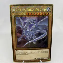 Yugioh Blue-Eyes White Dragon MVP1-ENGV4 Gold Secret Rare Near Mint - Image 2