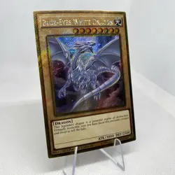Yugioh Blue-Eyes White Dragon MVP1-ENGV4 Gold Secret Rare Near Mint - Image 4