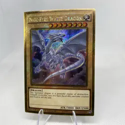 Yugioh Blue-Eyes White Dragon MVP1-ENGV4 Gold Secret Rare Near Mint - Image 5
