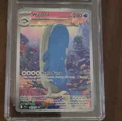CGC 9.5 Gem Mint Wailord 162/159 Illustration Rare Journey Together Pokemon Card - Image 2