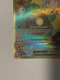Pokemon TCG Iono's Bellibolt ex 188/159 Journey Together Hyper Rare Card - Image 3