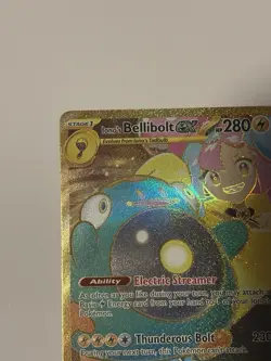 Pokemon TCG Iono's Bellibolt ex 188/159 Journey Together Hyper Rare Card - Image 4