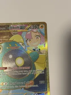 Pokemon TCG Iono's Bellibolt ex 188/159 Journey Together Hyper Rare Card - Image 5