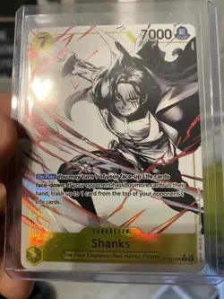 One Piece Cards Shanks ST13-009 Alt Art Ultra Deck The Three Brothers Parallel - Image 1