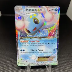 Manaphy EX 32/122 Pokemon TCG Breakpoint XY Ultra Rare Card MP - Image 1
