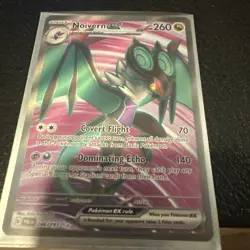 Pokemon TCG Paldea Evolved Noivern EX Full Art Card 246/193 Ultra Rare NM - Image 1