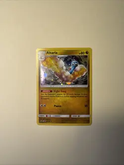 Altaria 40a/70 Holo Rare Yellow A Alternate Art Dragon Majesty Pokemon Card Exc - Image 1